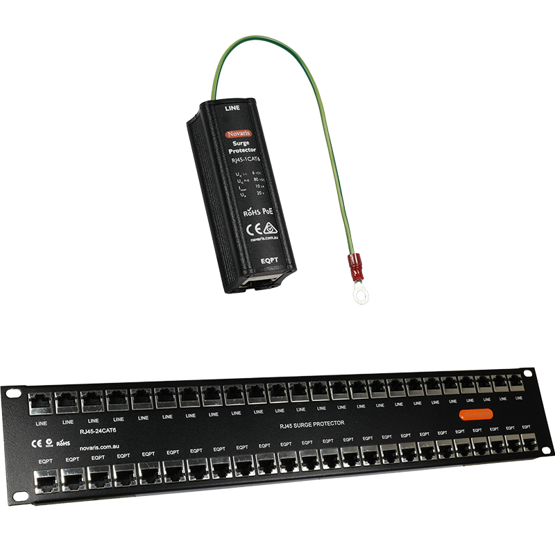 RJ45 – Cat6 and PoE Surge Protection