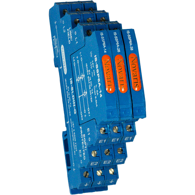 IS-SSP6A – Instrumentation Hazardous Area Slimline Series Surge Protectors