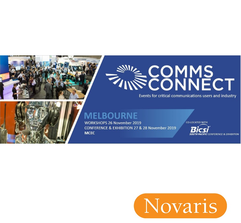 Comms Connect Melbourne – 26th-28th November – Stand 64